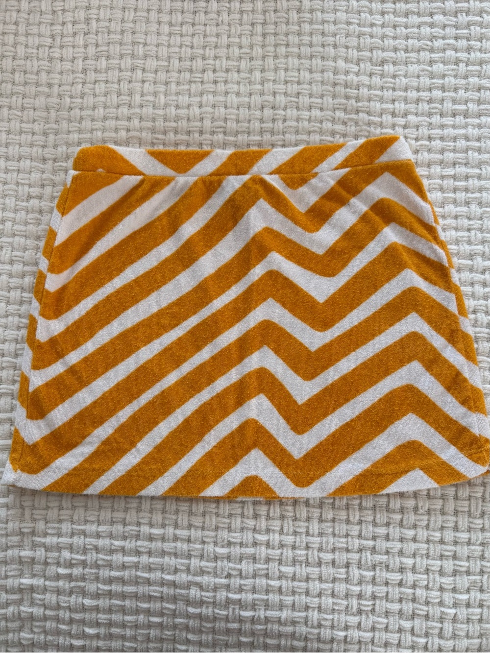 Marimekko for Target Chevron Mini Skirt in Orange and White